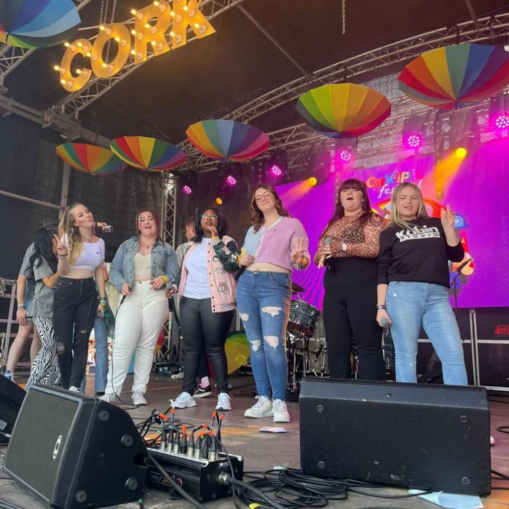 Pictured: Misneach performing at ‘Party at the Port’ for Cork Pride ...